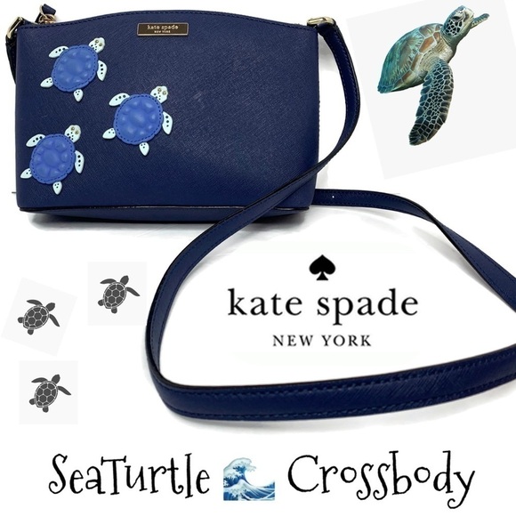 Kate Spade Turtle Crossbody Bag Baja SeaTurtle 🐢 - Picture 1 of 3